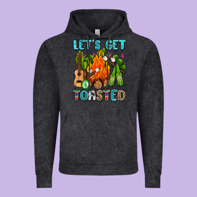 Let's Get Toasted With Camp Fire Vintage Hoodie Designed By Adodesignshop