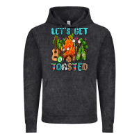 Vintage Black let's get toasted with camp fire Vintage Hoodie - AdoDesignShop