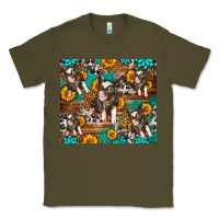 Army Green Western Pigs Classic Tee - LillyAllenDesigns