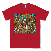 Red Western Pigs Classic Tee - LillyAllenDesigns
