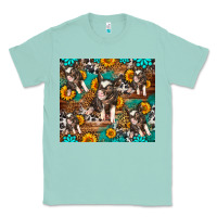 Seafoam Western Pigs Classic Tee - LillyAllenDesigns