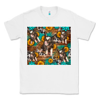 White Western Pigs Classic Tee - LillyAllenDesigns