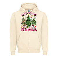 Sandshell very merry nurse Zipper Hoodie - MaliasSmallBusiness
