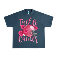 Midnight Navy tackle cancer helmet Urban Heavy Tee - AdoDesignShop