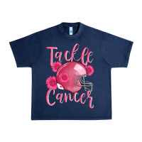 Navy tackle cancer helmet Urban Heavy Tee - AdoDesignShop