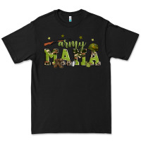 Black army mama Premium Tee - Zillion Design Studio