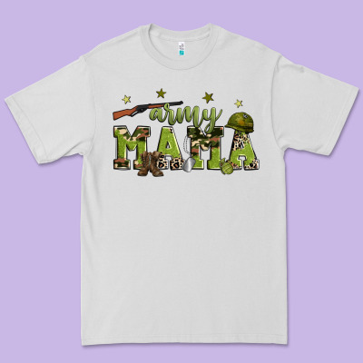 Army Mama Premium Tee Designed By Zillion Design Studio
