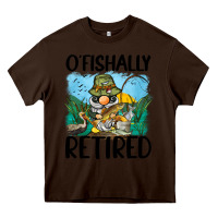 Chocolate Brown o' fishally retired Heavy Core Tee - BarkalooDesign