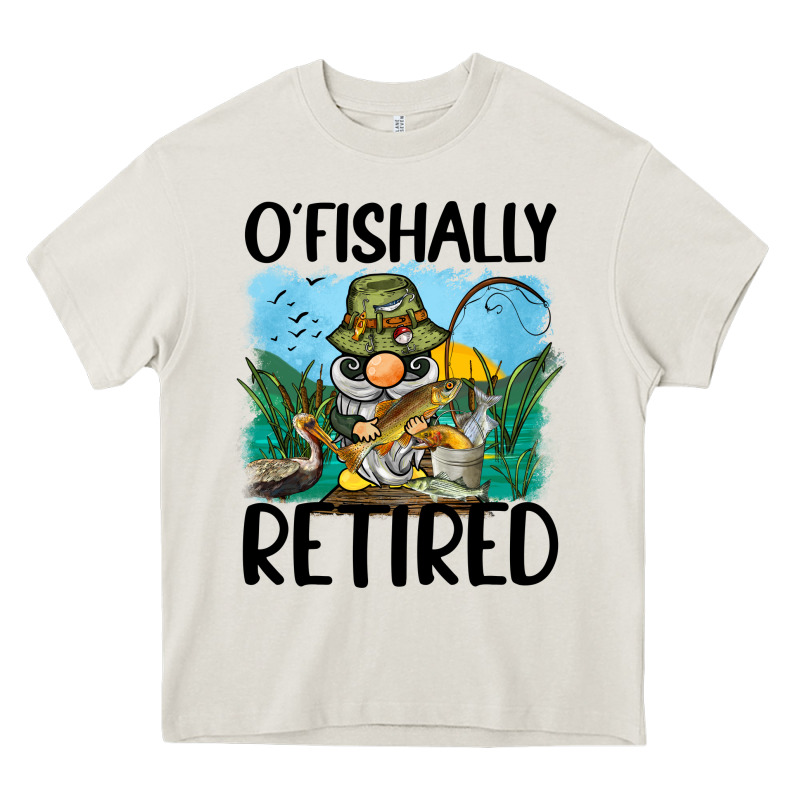 O' Fishally Retired Heavy Core Tee by BarkalooDesign | Teevron