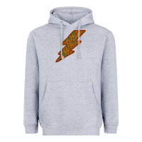 Heather Grey Western Cactus Lightning Orange Background Heavyweight Hoodie - Bettercallsaul