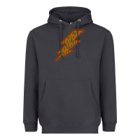 Smoke Western Cactus Lightning Orange Background Heavyweight Hoodie - Bettercallsaul