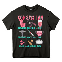 Asphalt god says i am Heavy Core Tee - texasbilliewilder