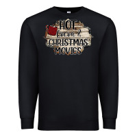 Black hot cocoa and christmas movies Premium Sweatshirt - Bettercallsaul