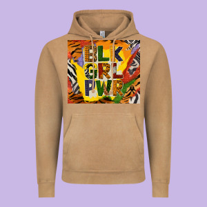 Black Girl Power Tumbler Vintage Hoodie Designed By Bundleandbundleshop