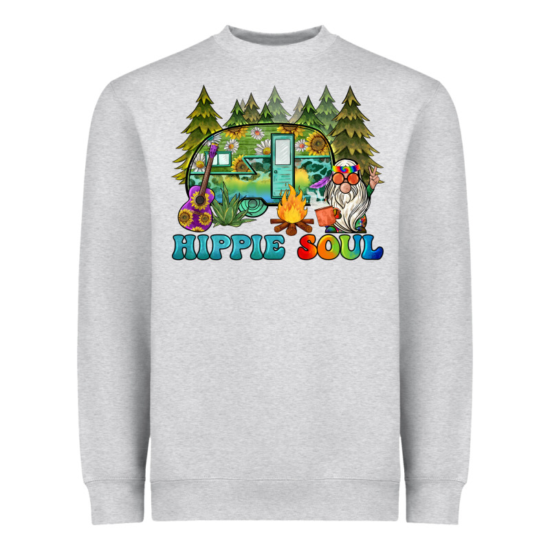 Hippie Soul Camping Heavyweight Sweatshirt by BarkalooDesign | Teevron