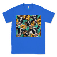 True Royal western leopard sunflower black and white  cow Classic Tee - BarkalooDesign
