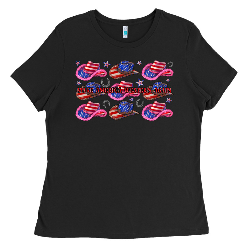 Make America Western Again Ladies Tee by texasbilliewilder | Teevron