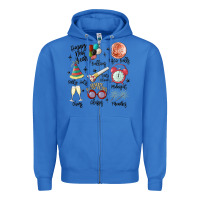 True Royal happy new year Zipper Hoodie - MaliasSmallBusiness