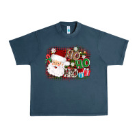 Midnight Navy ho ho ho santa Urban Heavy Tee - AdoDesignShop