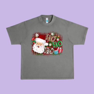 Ho Ho Ho Santa Urban Heavy Tee Designed By Adodesignshop