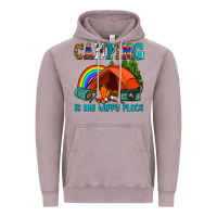 Vintage Zinc camping is my happy  place Vintage Hoodie - AdoDesignShop