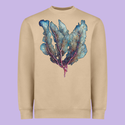 Venus Fan Sea Coral Heavyweight Sweatshirt Designed By Lillyallendesigns