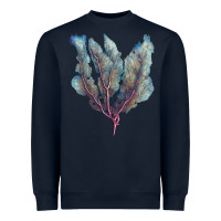 Navy Venus Fan Sea Coral Heavyweight Sweatshirt - LillyAllenDesigns