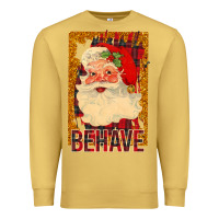 Antique Gold Santa Behave Premium Sweatshirt - Bettercallsaul