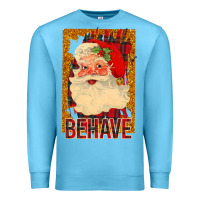 Ocean Blue Santa Behave Premium Sweatshirt - Bettercallsaul