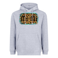Heather Grey Leopard Pattern Mimi Tried Heavyweight Hoodie - Bettercallsaul