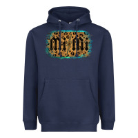 Navy Leopard Pattern Mimi Tried Heavyweight Hoodie - Bettercallsaul
