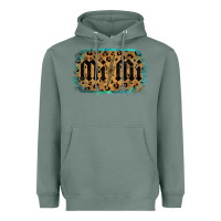 Sage Leopard Pattern Mimi Tried Heavyweight Hoodie - Bettercallsaul