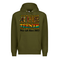 Army Green juneteenth free ish since 1965 Premium Hoodie - NancyCooperArtShop