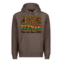 Coffee juneteenth free ish since 1965 Premium Hoodie - NancyCooperArtShop
