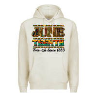 Oatmeal Heather juneteenth free ish since 1965 Premium Hoodie - NancyCooperArtShop