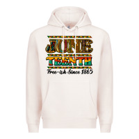 Pale Pink juneteenth free ish since 1965 Premium Hoodie - NancyCooperArtShop