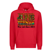 Red juneteenth free ish since 1965 Premium Hoodie - NancyCooperArtShop
