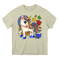 Mossy autism unicorn Heavy Core Tee - Zillion Design Studio