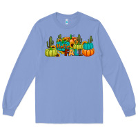 Colony Blue hello fall Long Sleeve Tee - JahusDesignShop