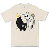 Bone Ghost Cats with Balance Halloween Premium Tee - texasbilliewilder