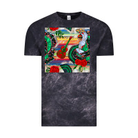 Cloud Black flamenco dancer seamless pattern Vintage Tee - BundleAndBundleShop