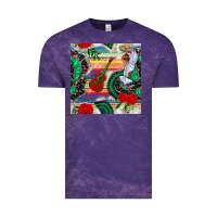 Cloud Purple flamenco dancer seamless pattern Vintage Tee - BundleAndBundleShop