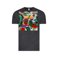 Vintage Black flamenco dancer seamless pattern Vintage Tee - BundleAndBundleShop