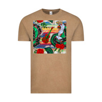 Vintage Coffee flamenco dancer seamless pattern Vintage Tee - BundleAndBundleShop