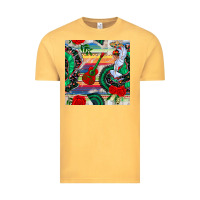 Vintage Mustard flamenco dancer seamless pattern Vintage Tee - BundleAndBundleShop