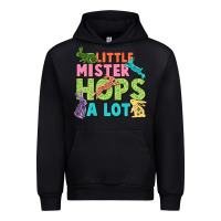 Black Little mister hops a lot Easter Day Urban Hoodie - CowGirlArtShop