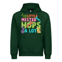 Forest Green Little mister hops a lot Easter Day Urban Hoodie - CowGirlArtShop