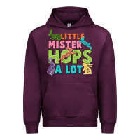 Mauve Wine Little mister hops a lot Easter Day Urban Hoodie - CowGirlArtShop