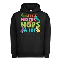 Pigment Black Little mister hops a lot Easter Day Urban Hoodie - CowGirlArtShop