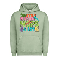 Pigment Oil Green Little mister hops a lot Easter Day Urban Hoodie - CowGirlArtShop